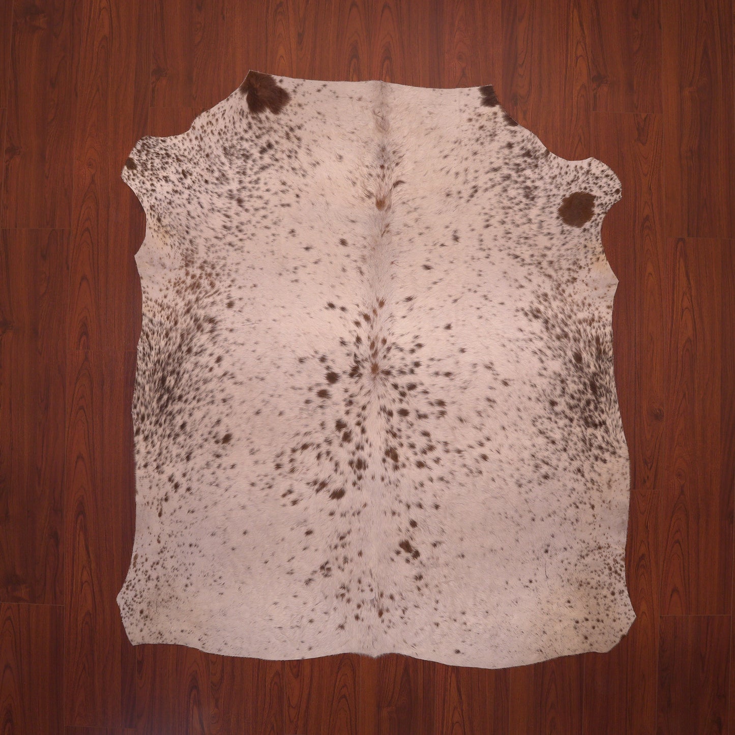 red brown white speckled nguni hide rug cow skin carpet