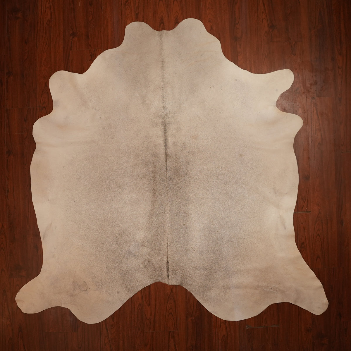 Soft Tonal Grey cow hide rug, 213 x 222 cm, genuine cowhide