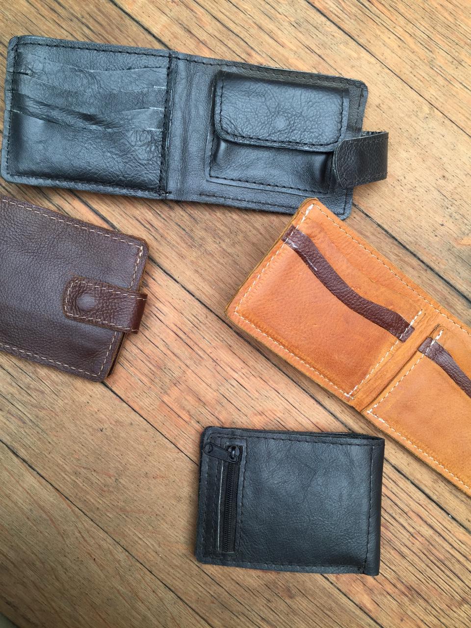 Small mens online leather wallet