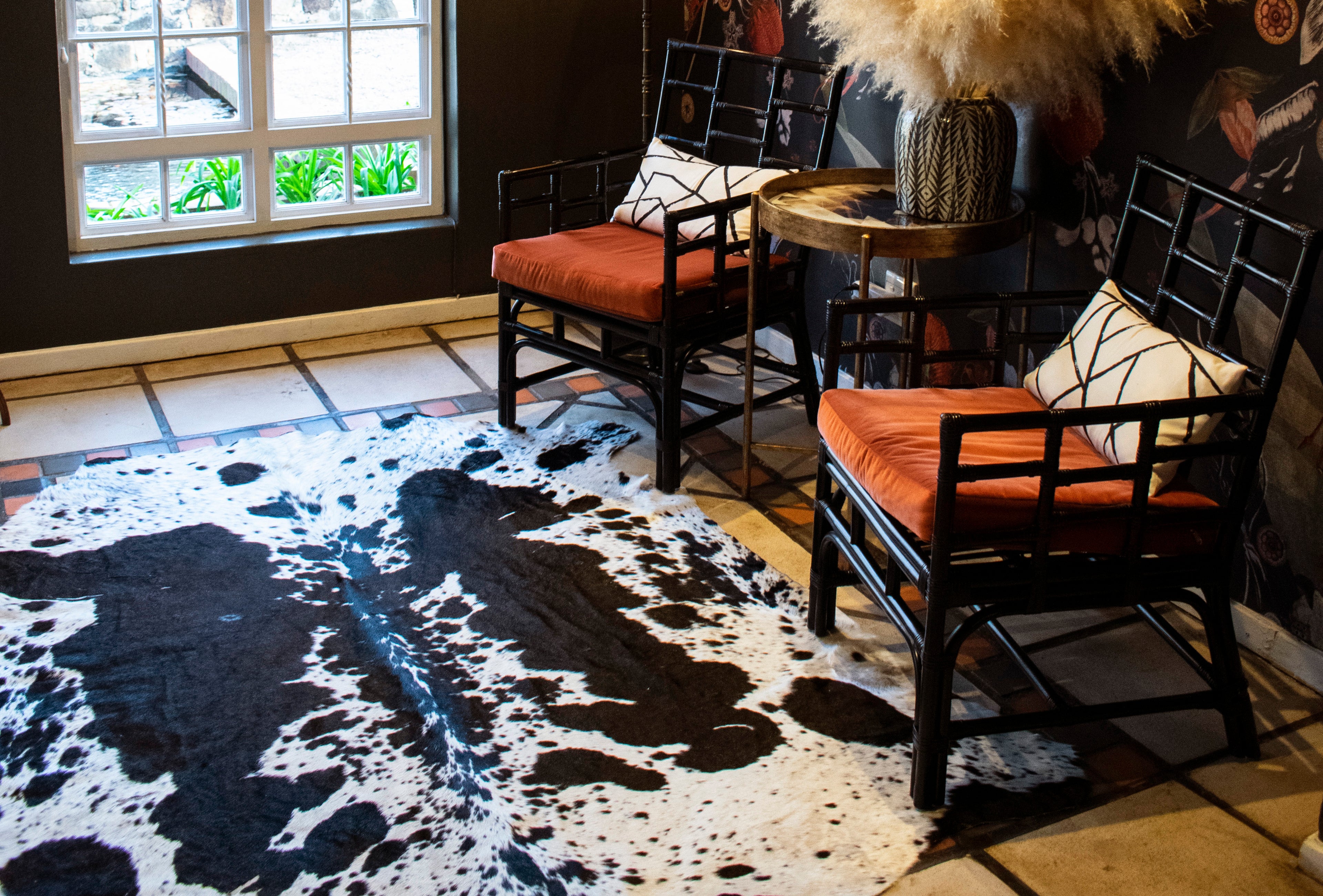 Stunning aesthetic contemporary interior with superior quality nguni hide from the nguni guy