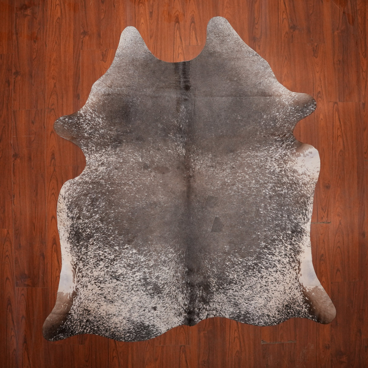 Smoky Speckled Dun cow hide rug, 224 x 200 cm, genuine cowhide