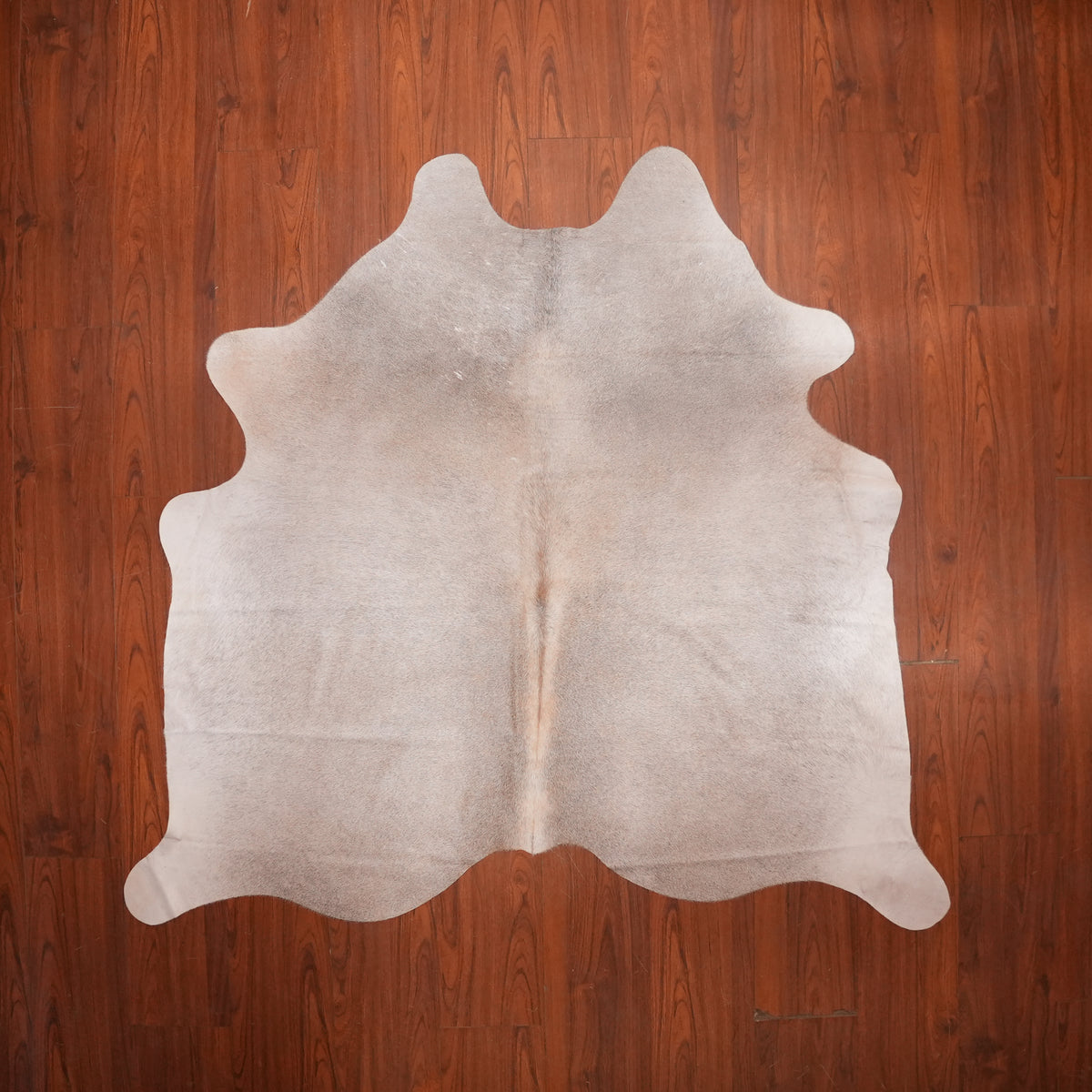Soft Tonal Grey cow hide rug, 175 x 189 cm, genuine cowhide