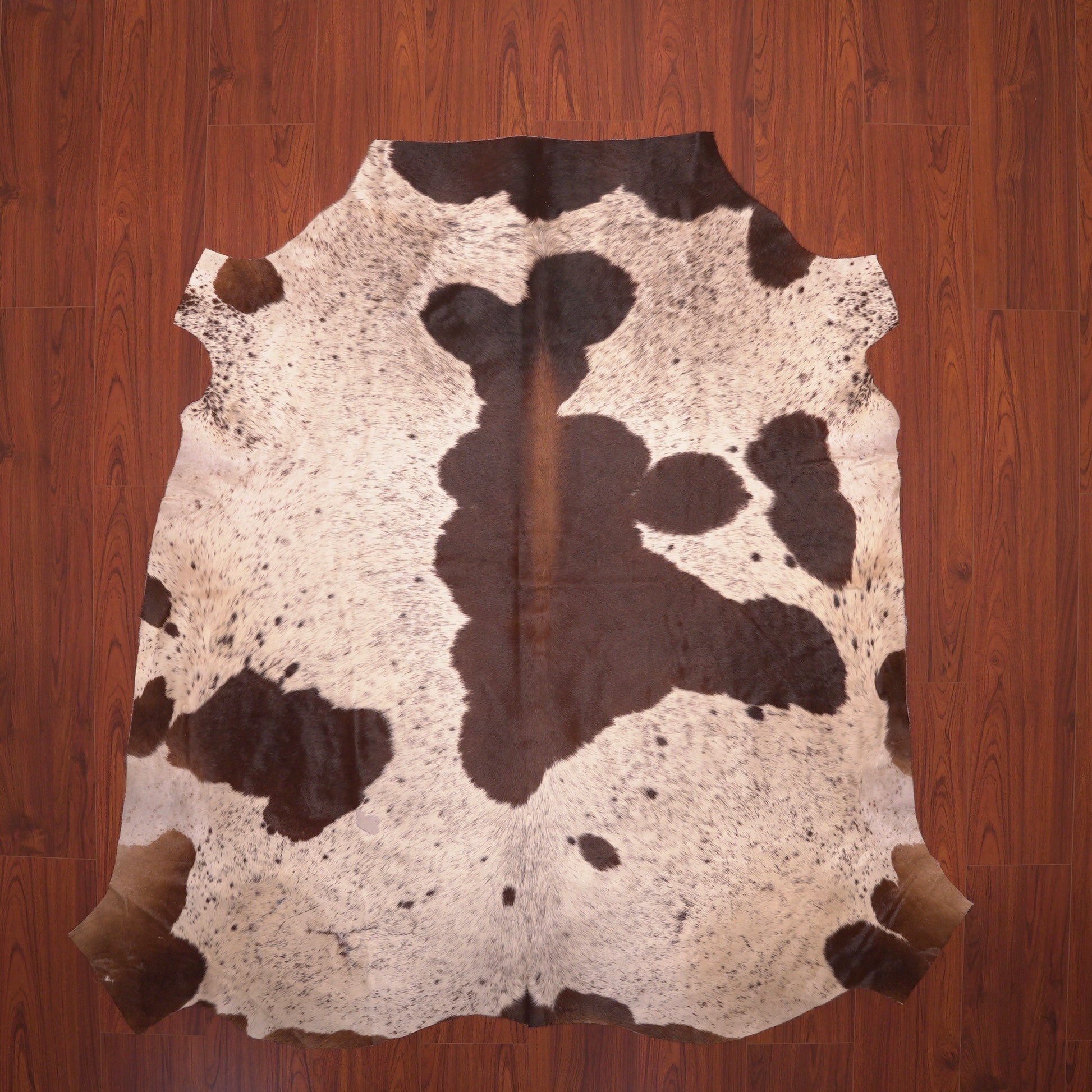 nguni guy brown white cow skin hide rug