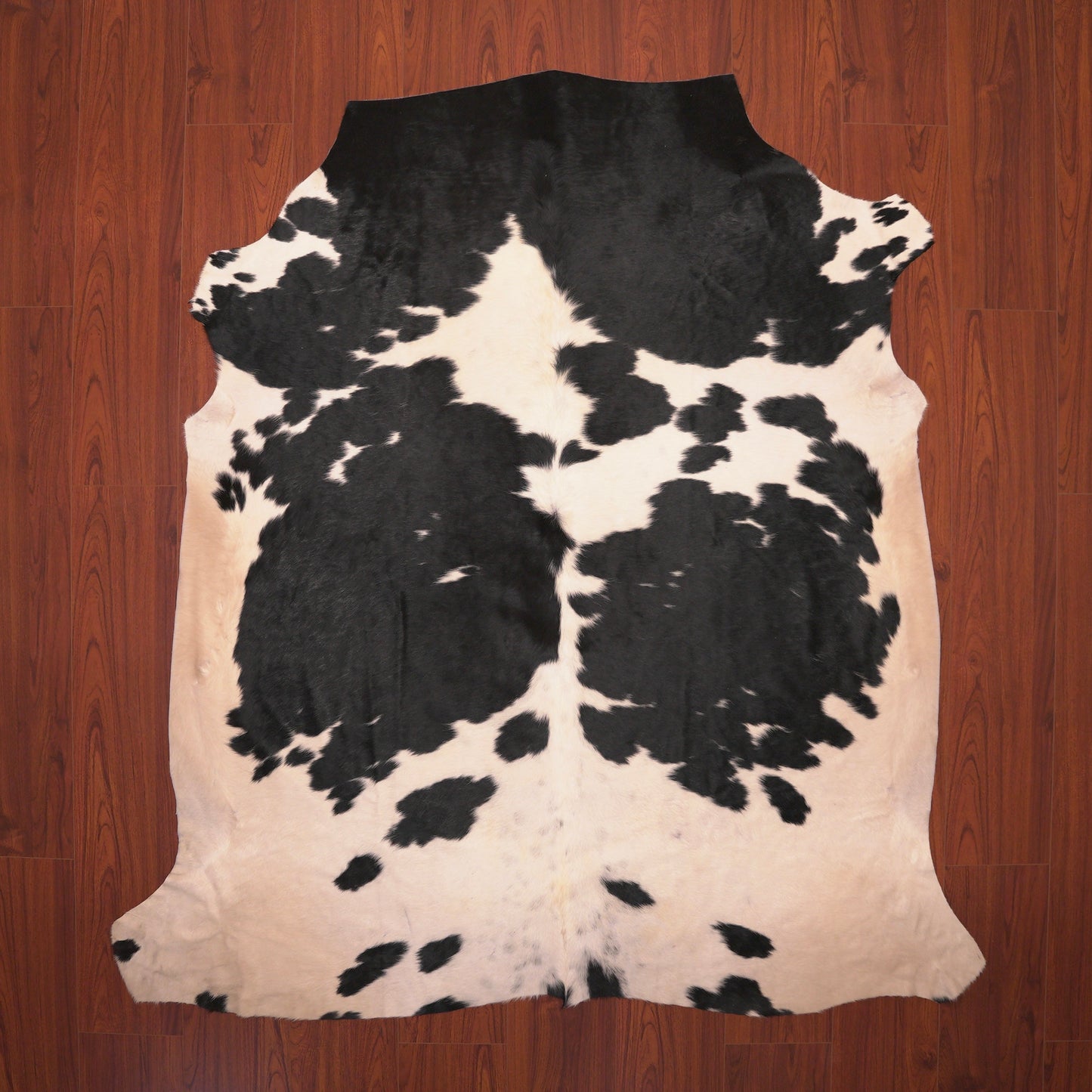 nguni guy cow hide skin rug black and white
