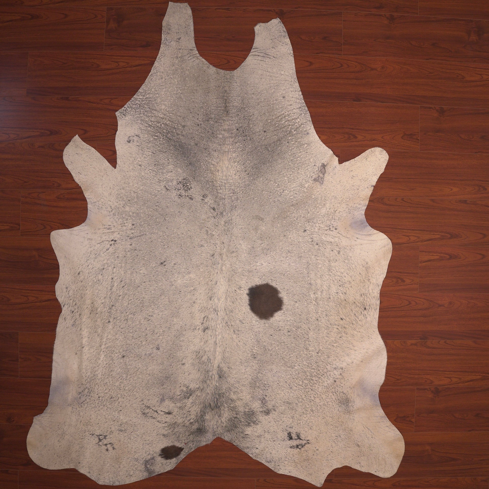grey tricolour cowhide skin rug