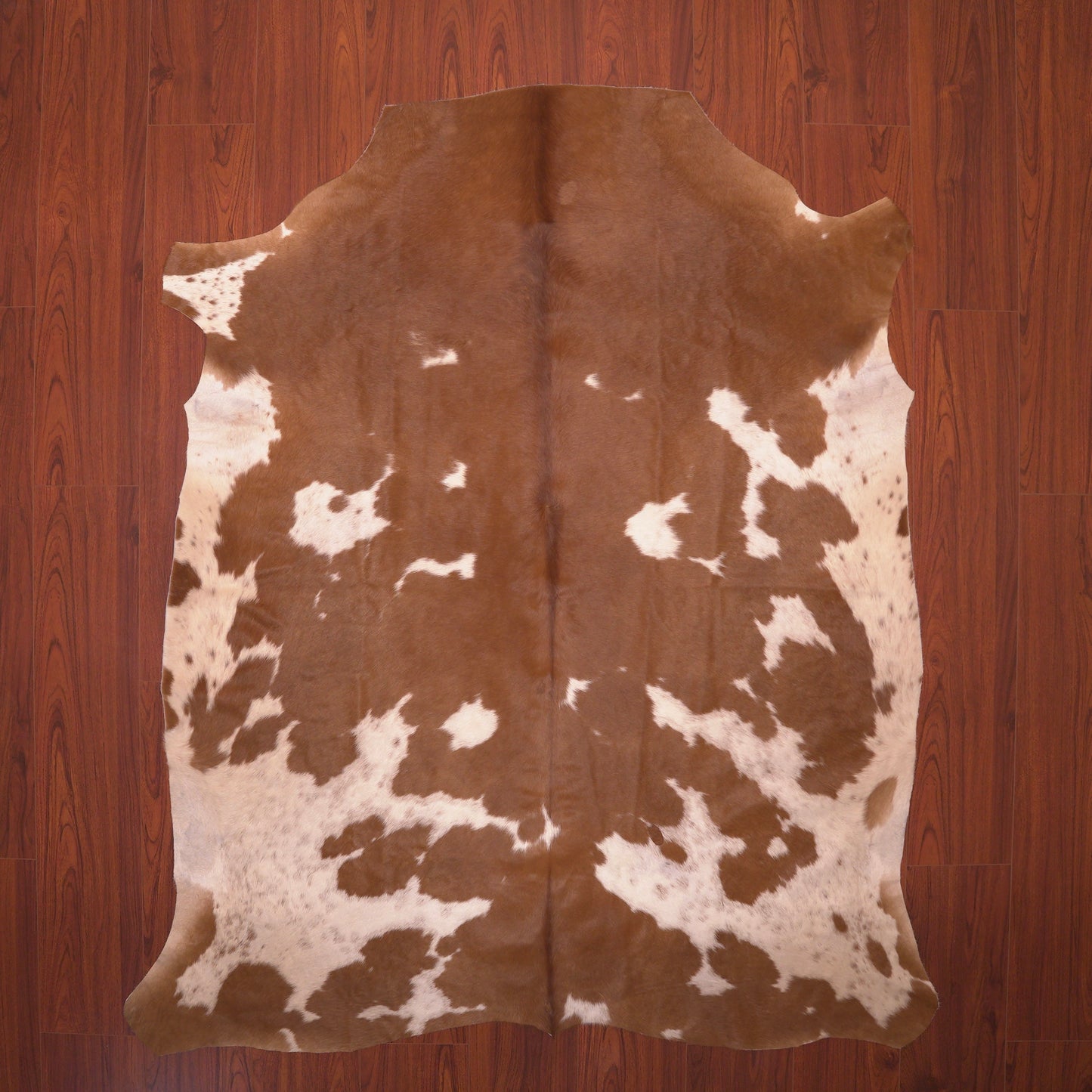 brown and white nguni hide rug cow skin