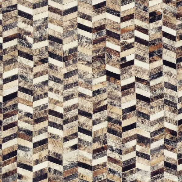 Custom Made Stitched Hide Rug